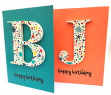 Load image into Gallery viewer, Liberty wooden letter card