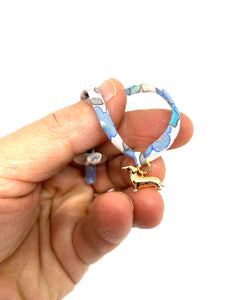 Pretty Liberty sausage dog bracelet