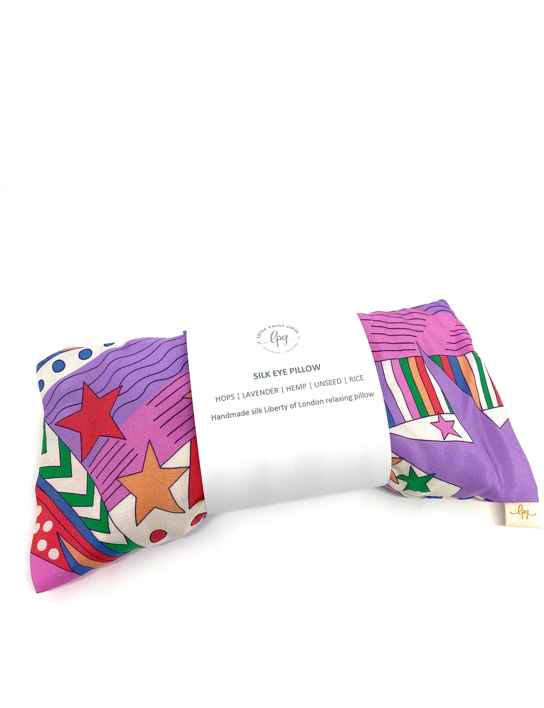 Silk Liberty lavender and hop eye pillow