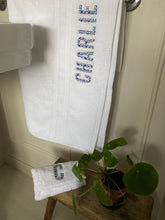 Load image into Gallery viewer, Embroidered Liberty of London personalised towel