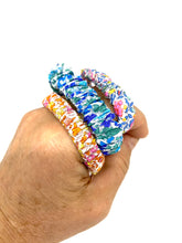 Load image into Gallery viewer, A trio of Liberty of London skinny hair scrunchies