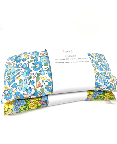 Liberty lavender and hop eye pillow