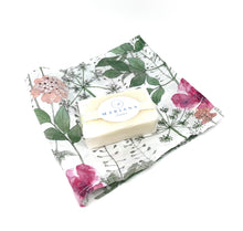 Load image into Gallery viewer, Liberty of London handkerchief with natural soap gift set