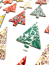 Load image into Gallery viewer, Liberty of London wooden Scandi Christmas tree card