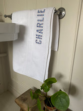 Load image into Gallery viewer, Embroidered Liberty of London personalised towel