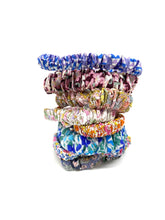 Load image into Gallery viewer, A trio of Liberty of London skinny hair scrunchies