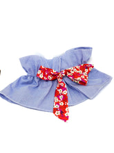 Load image into Gallery viewer, Liberty of London neck ruffle collar with bow