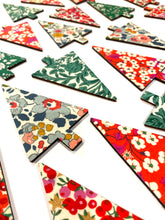 Load image into Gallery viewer, Liberty of London wooden Scandi Christmas tree card