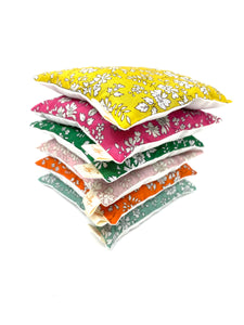 Six bright Liberty lavender bags