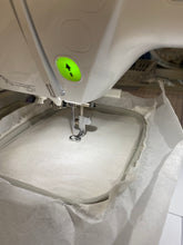 Load image into Gallery viewer, Personalised embroidery keepsake with Liberty of London mount border