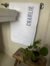 Load image into Gallery viewer, Embroidered Liberty of London personalised towel