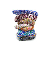 Load image into Gallery viewer, A trio of Liberty of London skinny hair scrunchies