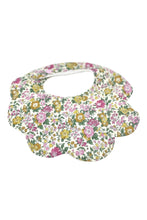 Load image into Gallery viewer, Liberty scalloped baby teething bib