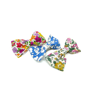 Pretty Liberty fabric barrette bow clip