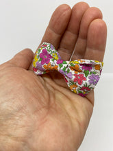 Load image into Gallery viewer, Pretty Liberty fabric barrette bow clip