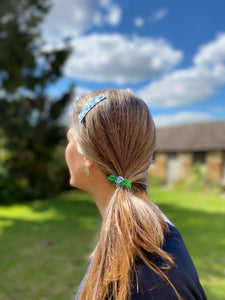 Rectangular summer Liberty snap hair clips
