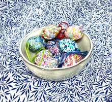 Load image into Gallery viewer, Trio of mini Liberty Easter egg decorations