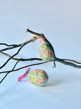 Load image into Gallery viewer, Trio of mini Liberty Easter egg decorations