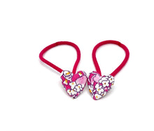 Load image into Gallery viewer, Liberty heart hair bobble elastics