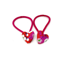Load image into Gallery viewer, Liberty heart hair bobble elastic