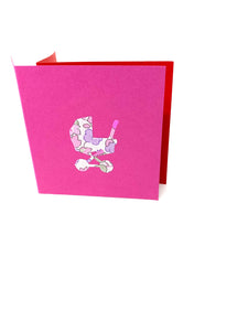 Liberty of London new baby greetings card