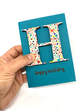 Load image into Gallery viewer, Liberty wooden letter card